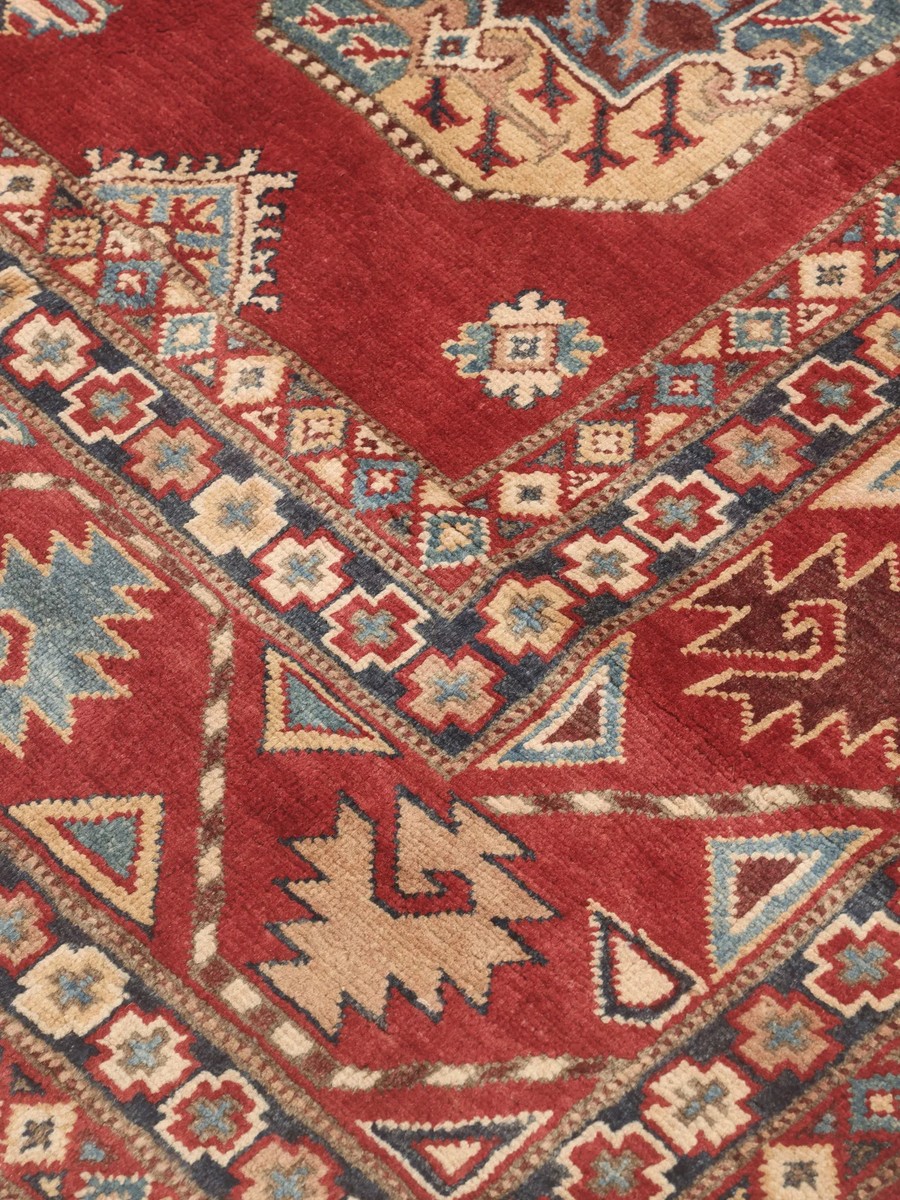 248x341 см, Афганистан, Казак, Wool, коричневый — вид 5