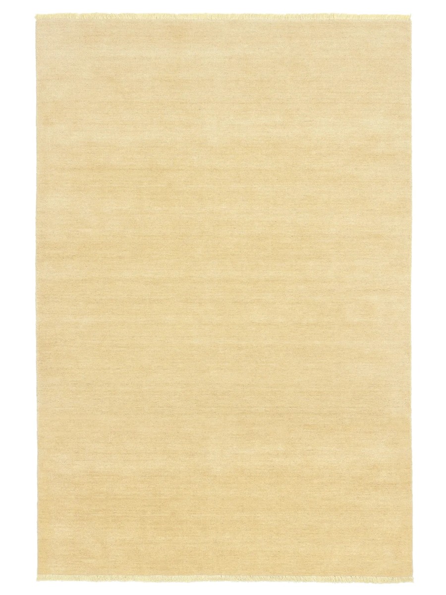 300x400 см, Индия, Однотонные, Wool, жёлтый