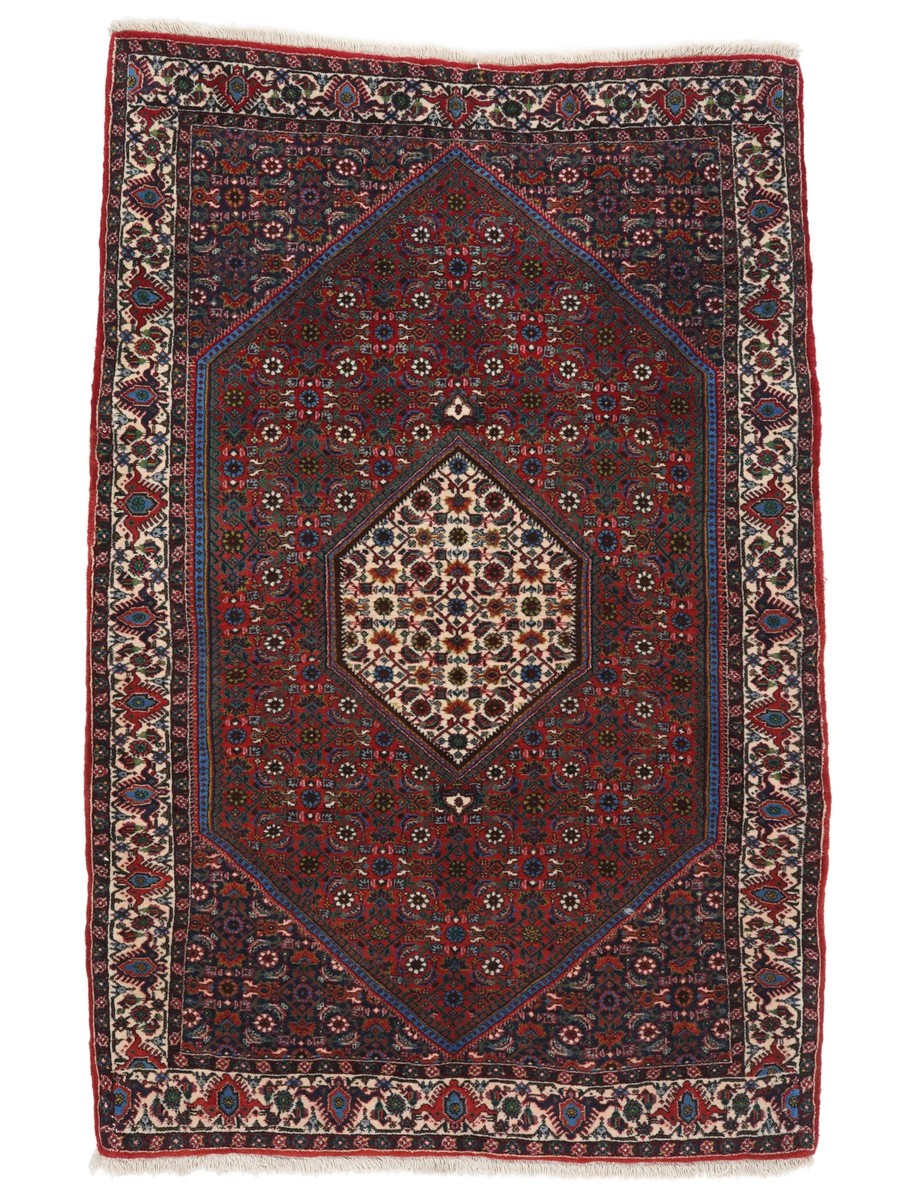 115x180 см, Иран, Биджар, Wool, чёрный