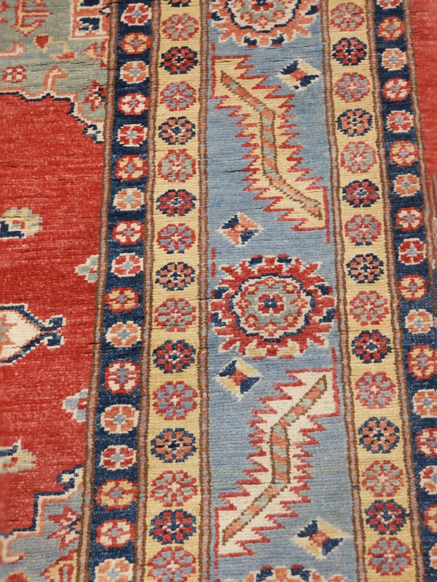 189x294 см, Афганистан, Казак, Wool, коричневый — вид 4