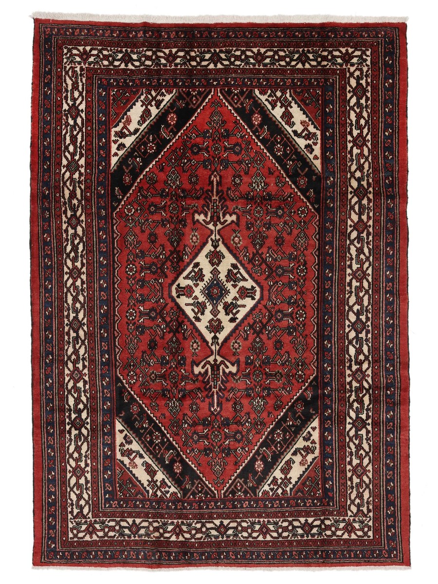 213x308 см, Иран, Хамадан, Wool, чёрный