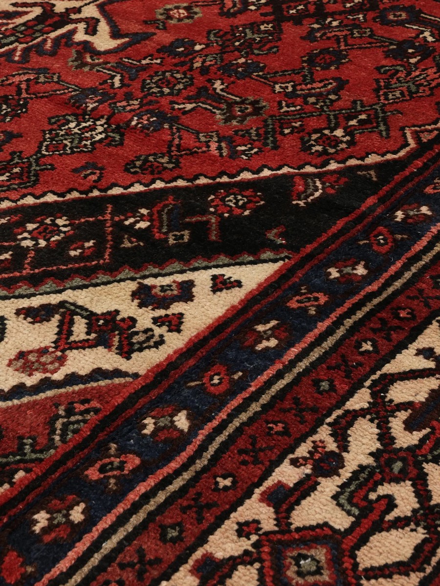 213x308 см, Иран, Хамадан, Wool, чёрный — вид 4