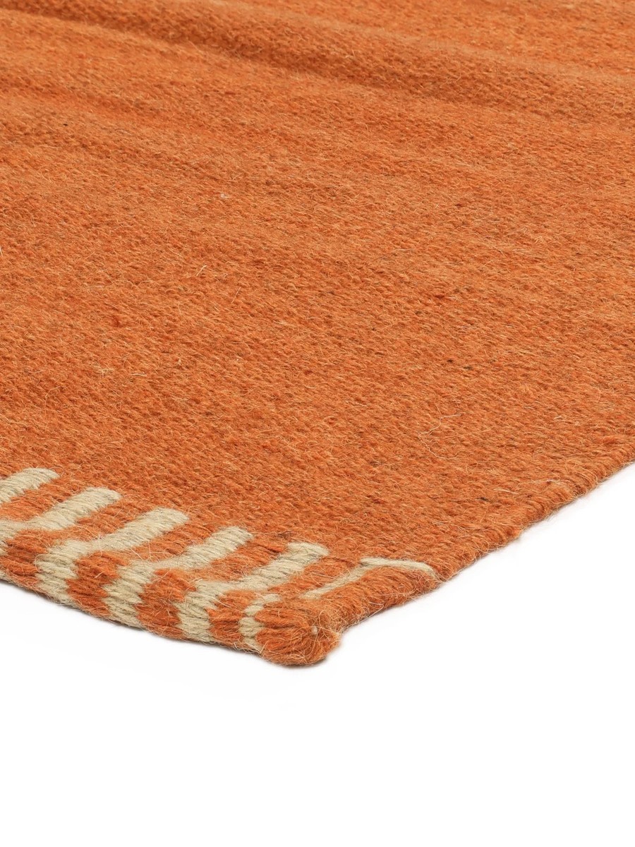 200x300 см, Индия, Килимы, Wool, ржаво-красный — вид 3