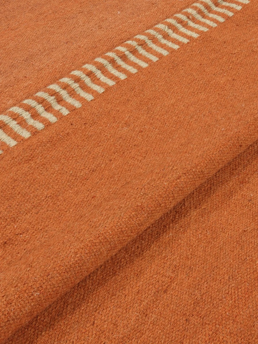 200x300 см, Индия, Килимы, Wool, ржаво-красный — вид 4