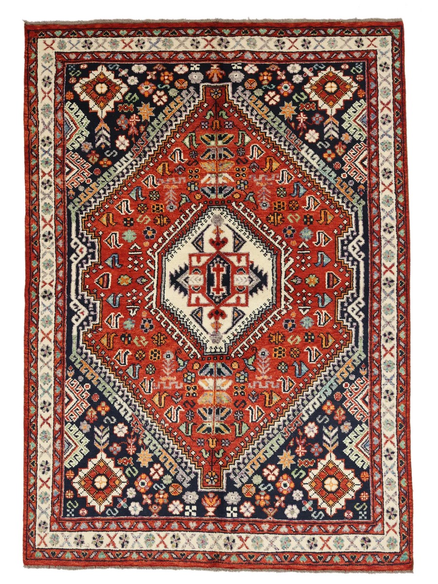 165x236 см, Афганистан, Казак, Wool, красный