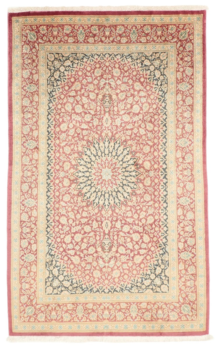 77x123 см, Иран, Шёлк, Silk, оранжевый