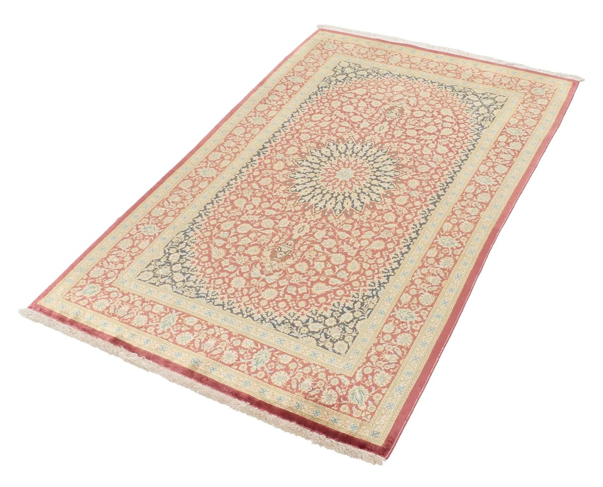 77x123 см, Иран, Шёлк, Silk, оранжевый — вид 3