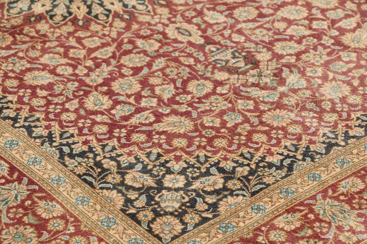 77x123 см, Иран, Шёлк, Silk, оранжевый — вид 6