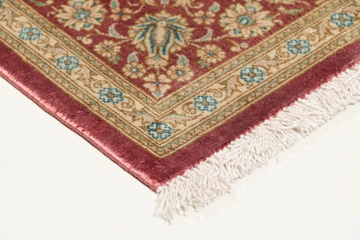 77x123 см, Иран, Шёлк, Silk, оранжевый — вид 9