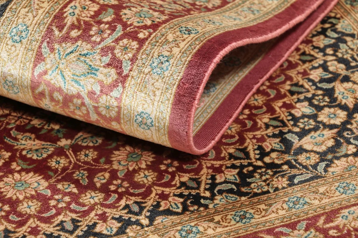 77x123 см, Иран, Шёлк, Silk, оранжевый — вид 10