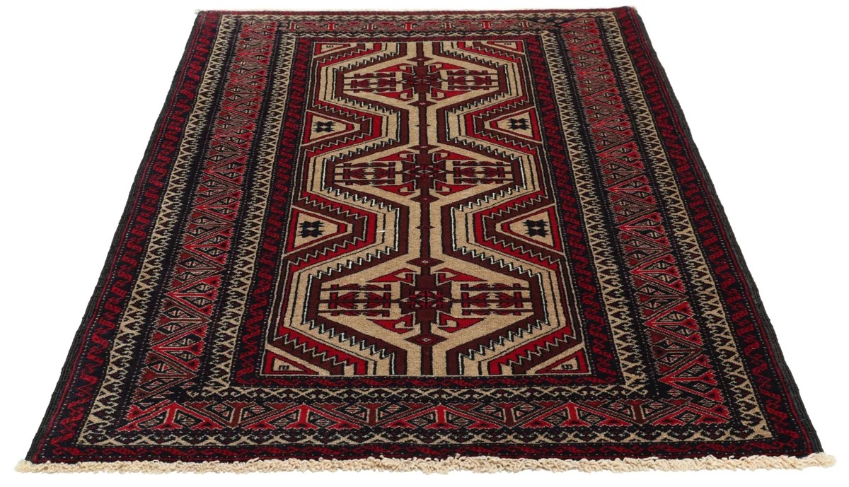 88x167 см, Иран, Балучи, Wool, чёрный — вид 3