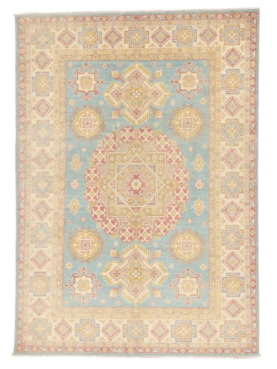 144x203 см, Афганистан, Казак, Wool, оранжевый