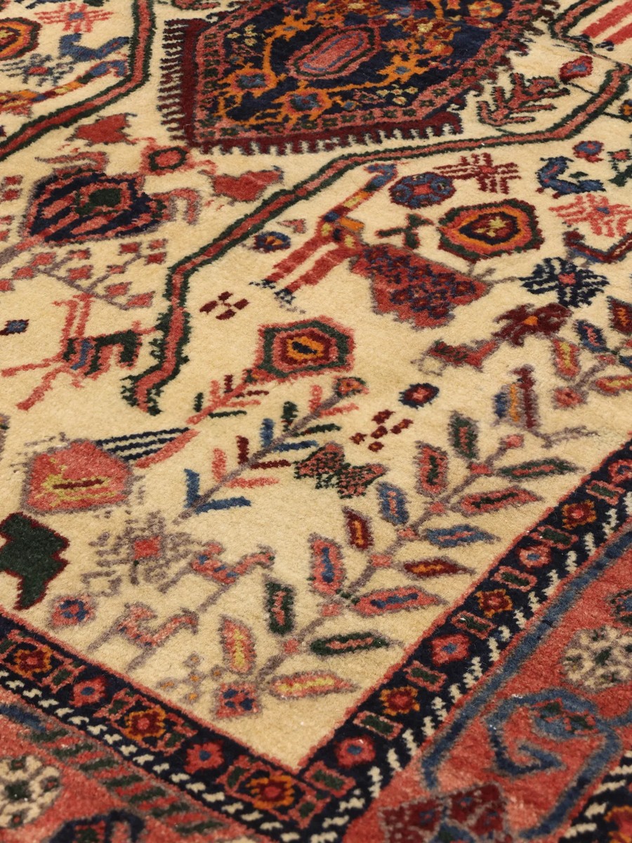 131x184 см, Иран, Восточные, Wool, чёрный — вид 3