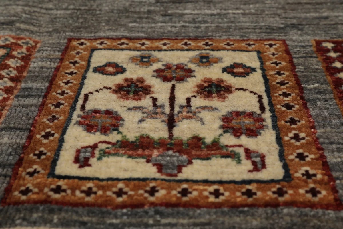 127x189 см, Афганистан, Афган / Пакистан, Wool, жёлтый — вид 5
