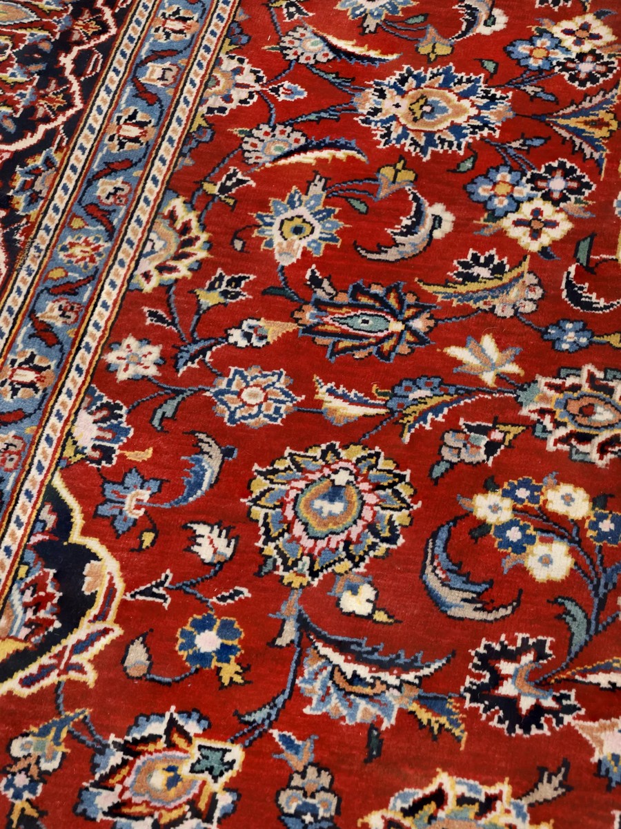 234x345 см, Иран, Кашан, Wool, чёрный — вид 4