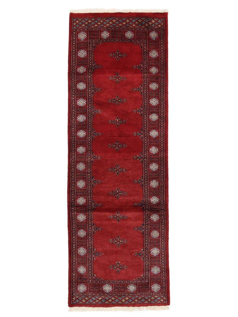 80x236 см, Пакистан, Афган / Пакистан, Wool, красный
