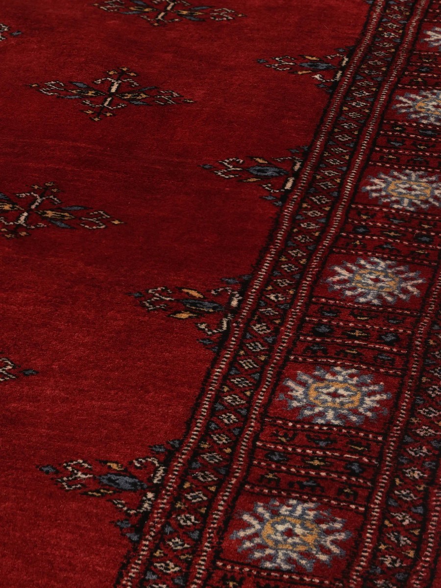 80x236 см, Пакистан, Афган / Пакистан, Wool, красный — вид 4
