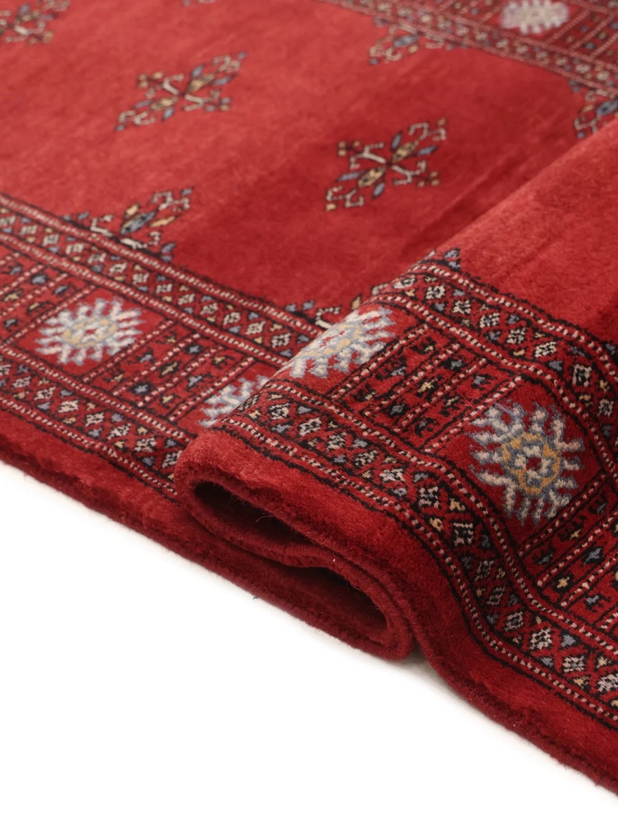 80x236 см, Пакистан, Афган / Пакистан, Wool, красный — вид 5