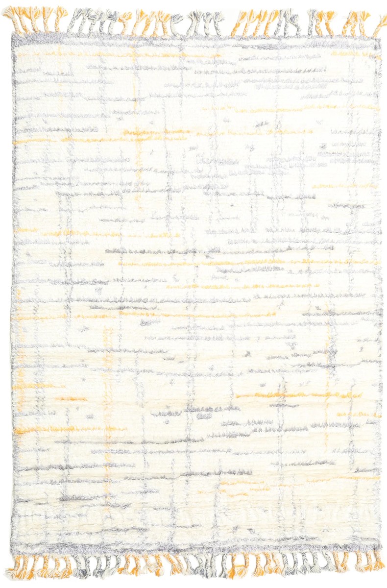 160x230 см, Индия, Бербер, Wool, оранжевый