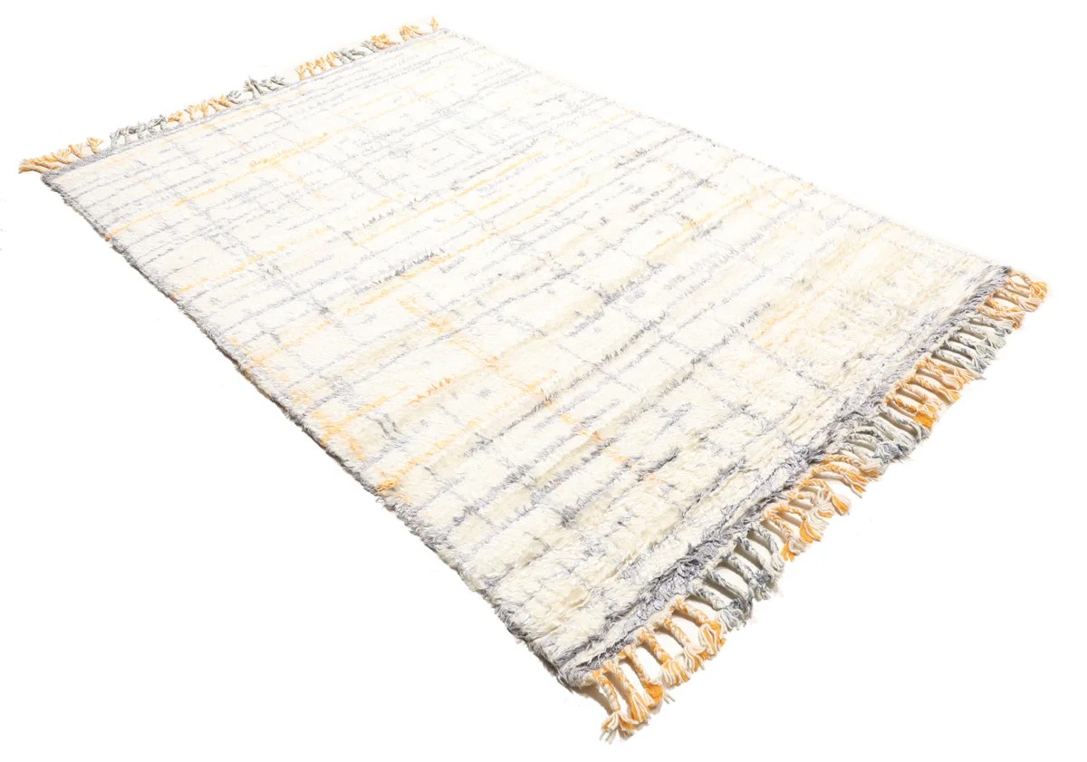 160x230 см, Индия, Бербер, Wool, оранжевый — вид 3