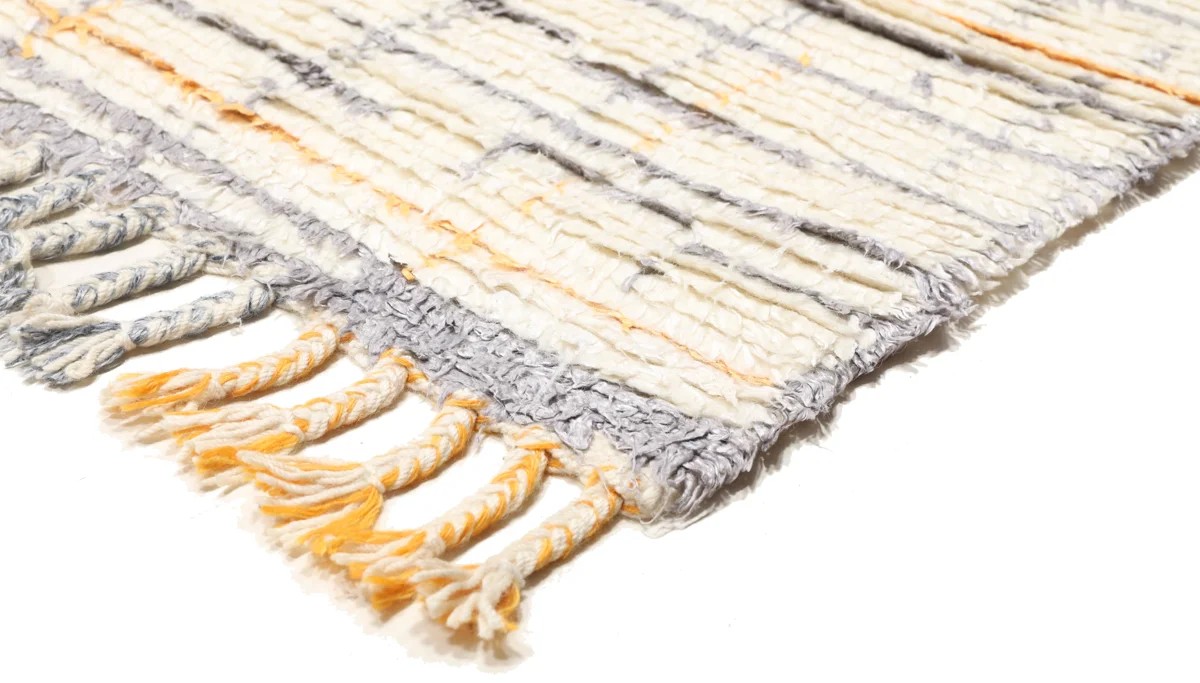 160x230 см, Индия, Бербер, Wool, оранжевый — вид 4