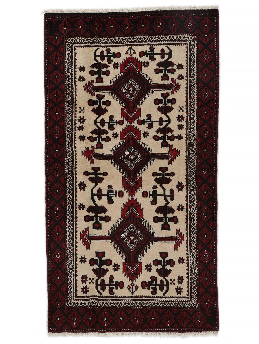 100x187 см, Иран, Балучи, Wool, оранжевый — вид 2