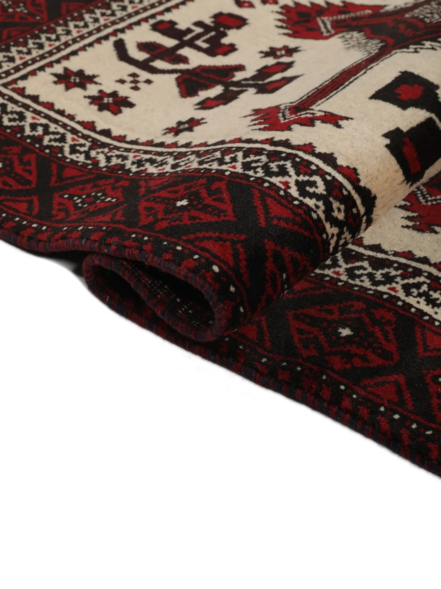 100x187 см, Иран, Балучи, Wool, оранжевый — вид 6