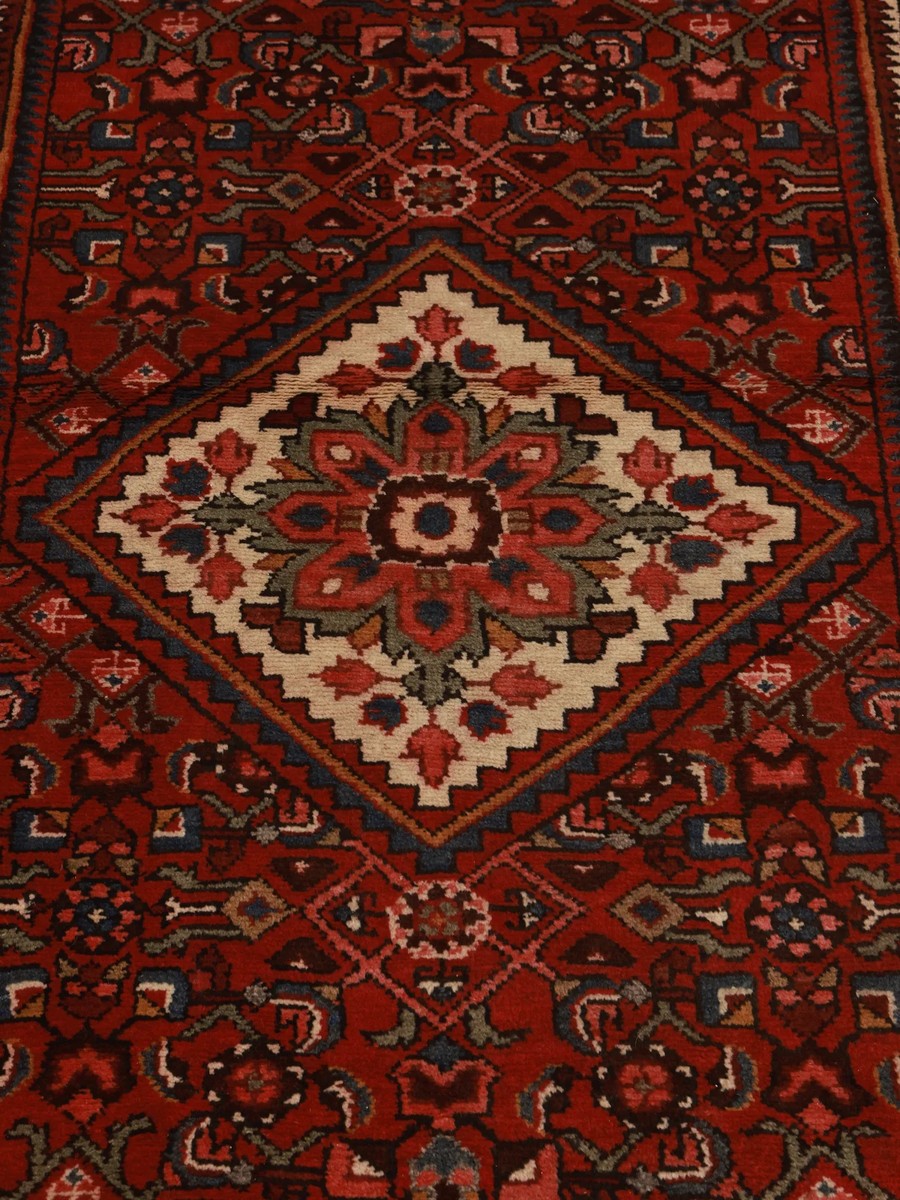 104x197 см, Иран, Хамадан, Wool, чёрный — вид 2