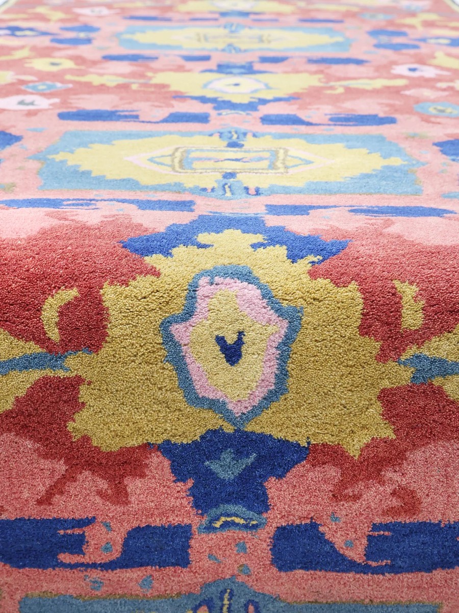 100x300 см, Индия, Современные, Wool, красный — вид 4