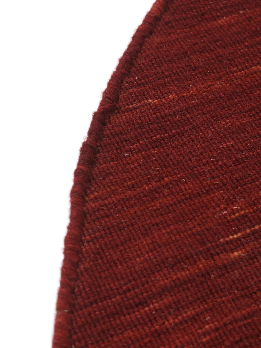 Ø200 см, Индия, Килимы, Wool, красный — вид 3