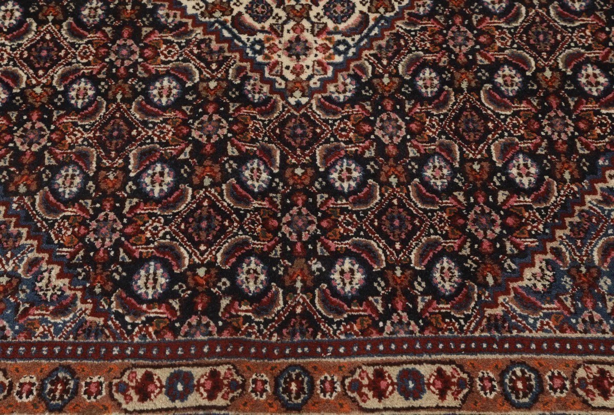 208x306 см, Иран, Муд, Wool, чёрный