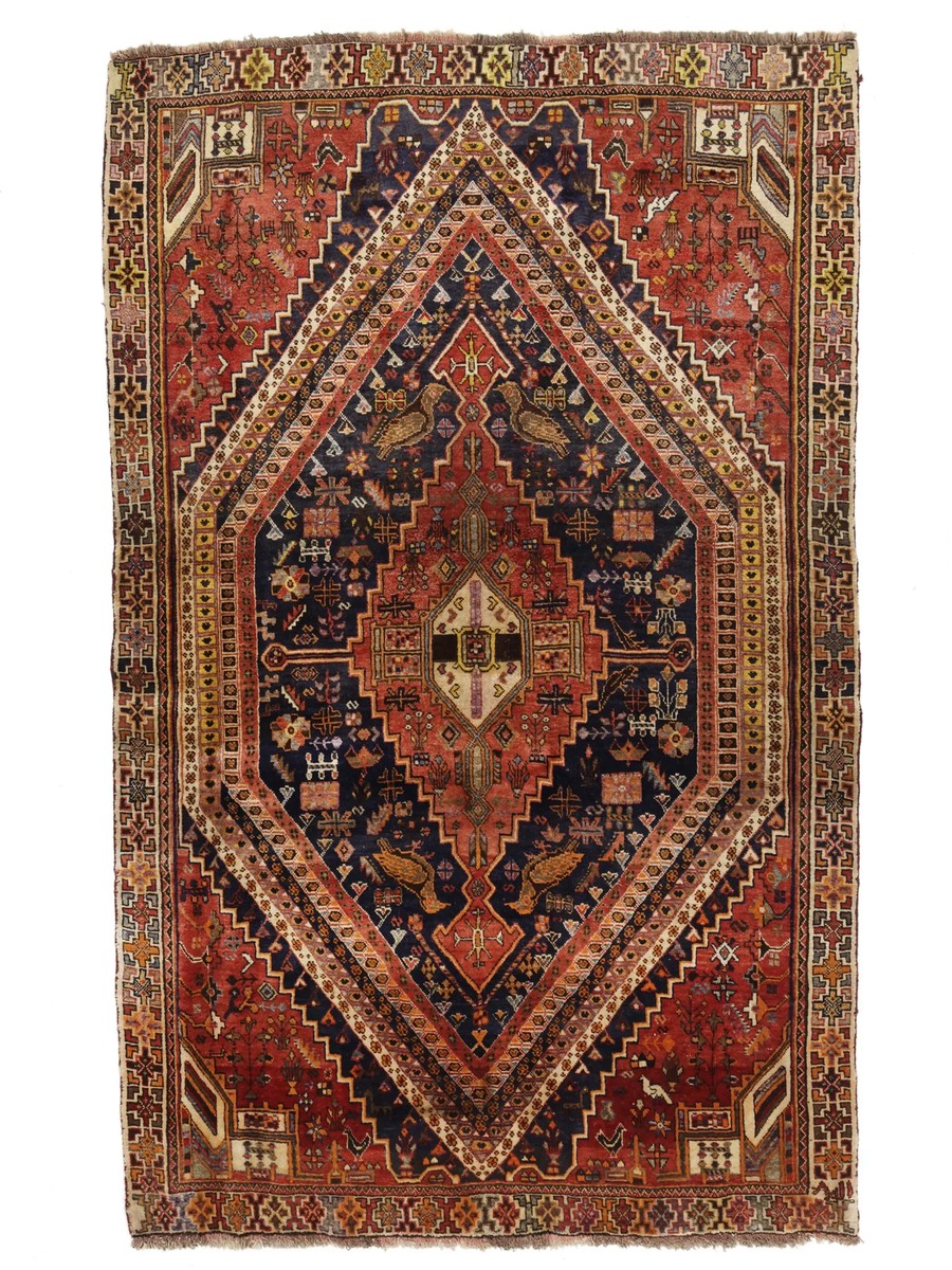 165x267 см, Иран, Кашкай, Wool, чёрный