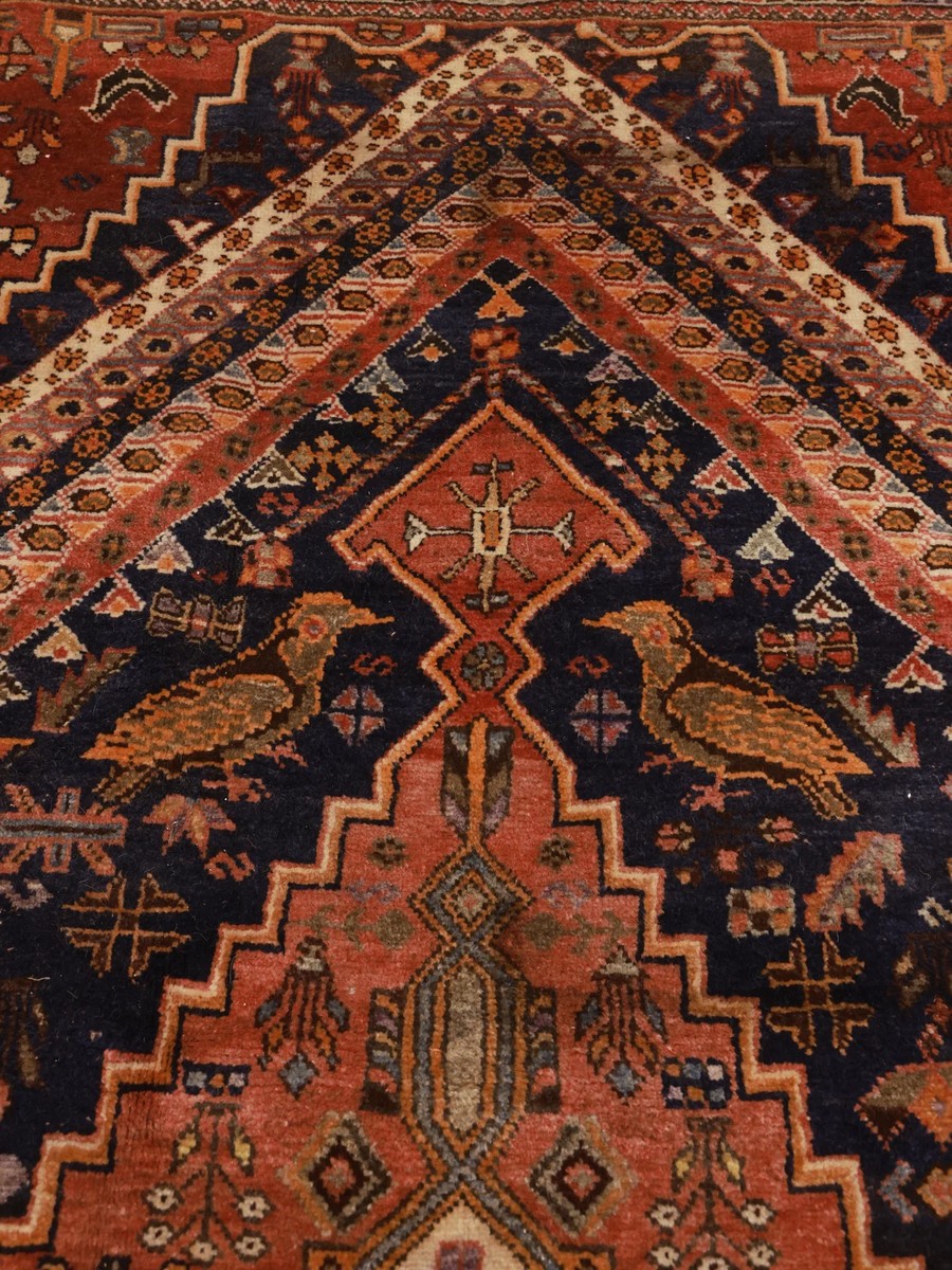 165x267 см, Иран, Кашкай, Wool, чёрный — вид 4