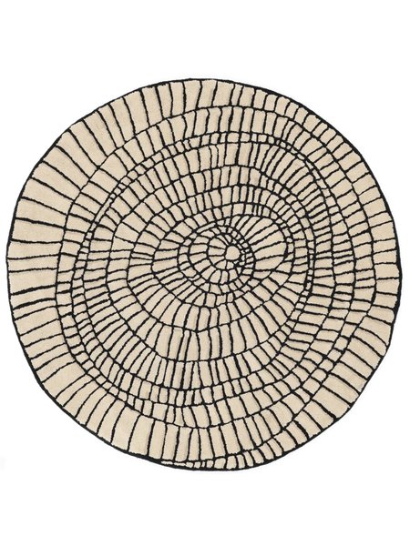 Ø225 см, Индия, Современные, Wool, бежевый