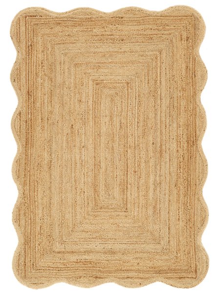 200x300 см, Индия, Современные, 90% Jute, бежевый