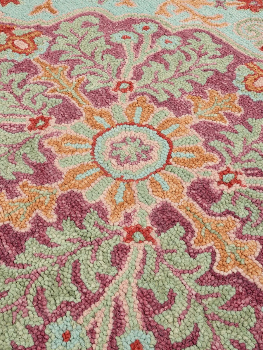 200x300 см, Индия, Современные, Wool, розовый — вид 4