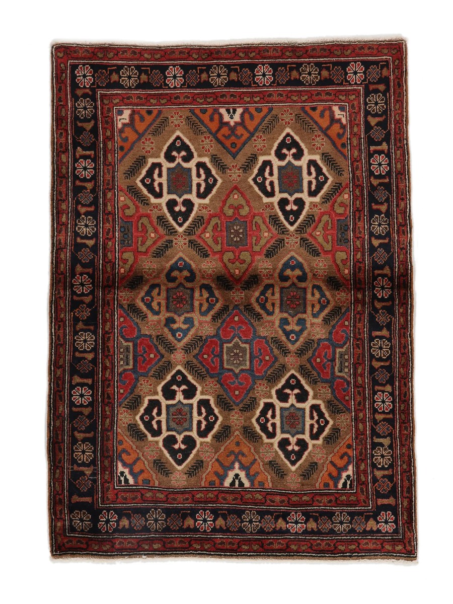 85x132 см, Иран, Хамадан, Wool, чёрный