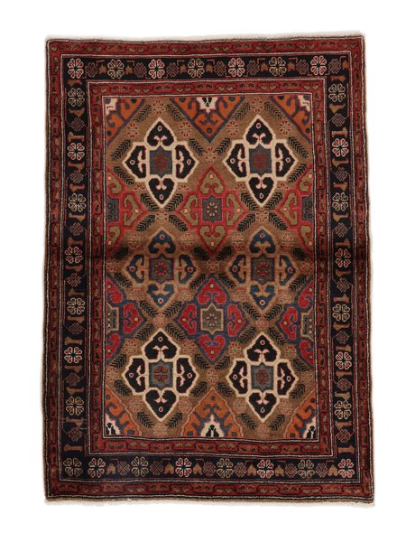85x132 см, Иран, Хамадан, Wool, чёрный