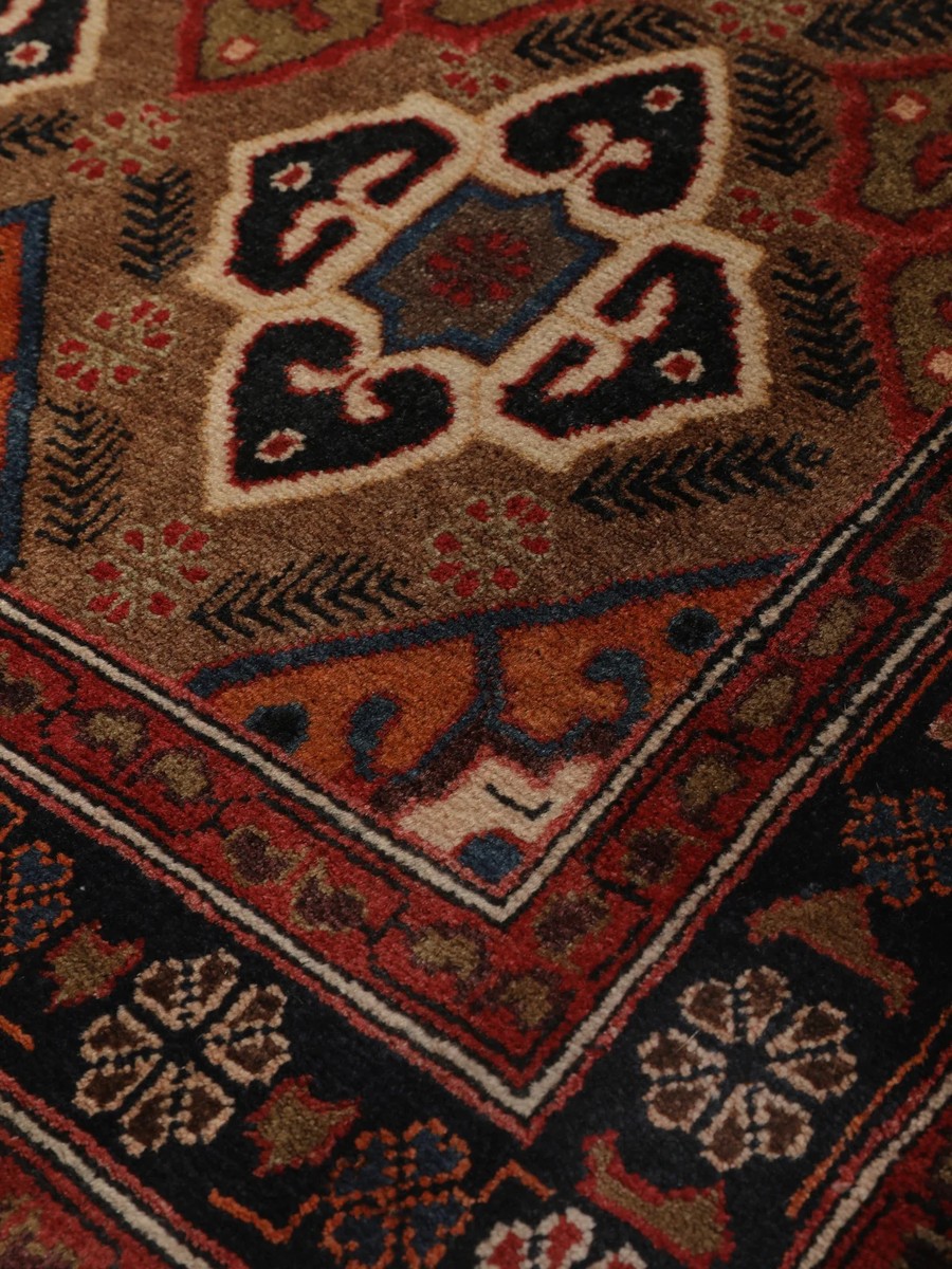 85x132 см, Иран, Хамадан, Wool, чёрный — вид 6