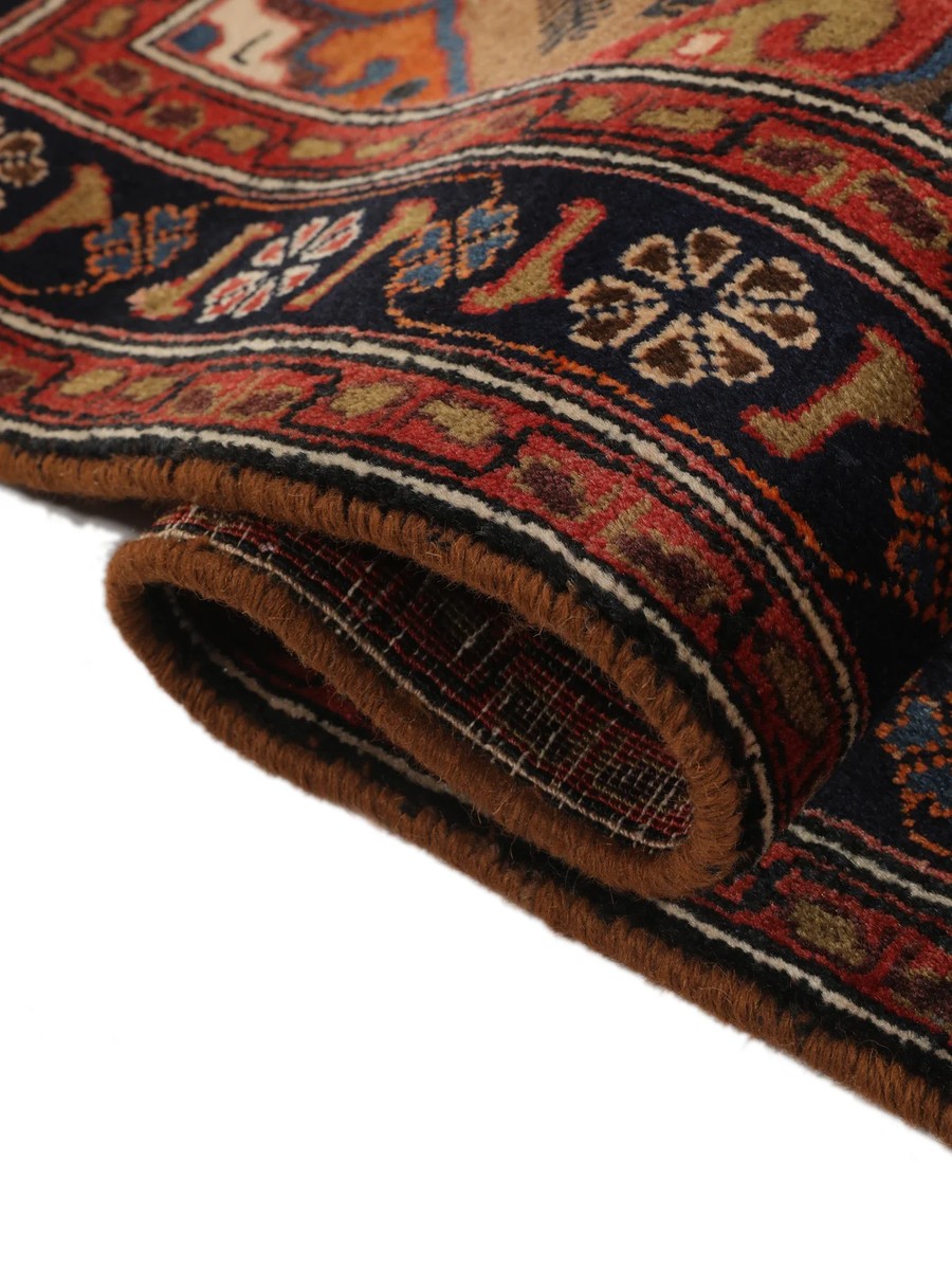 85x132 см, Иран, Хамадан, Wool, чёрный — вид 8