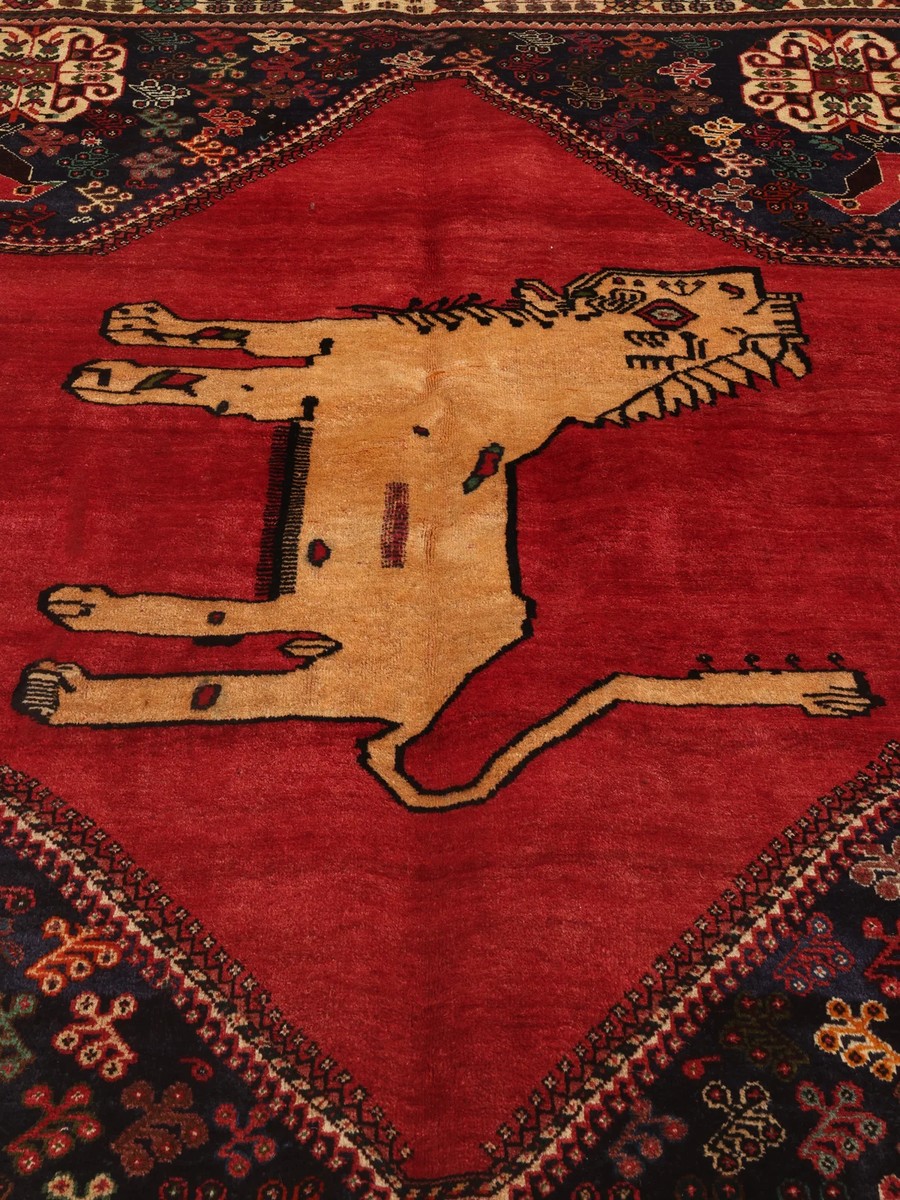 160x194 см, Иран, Кашкай, Wool, чёрный — вид 5
