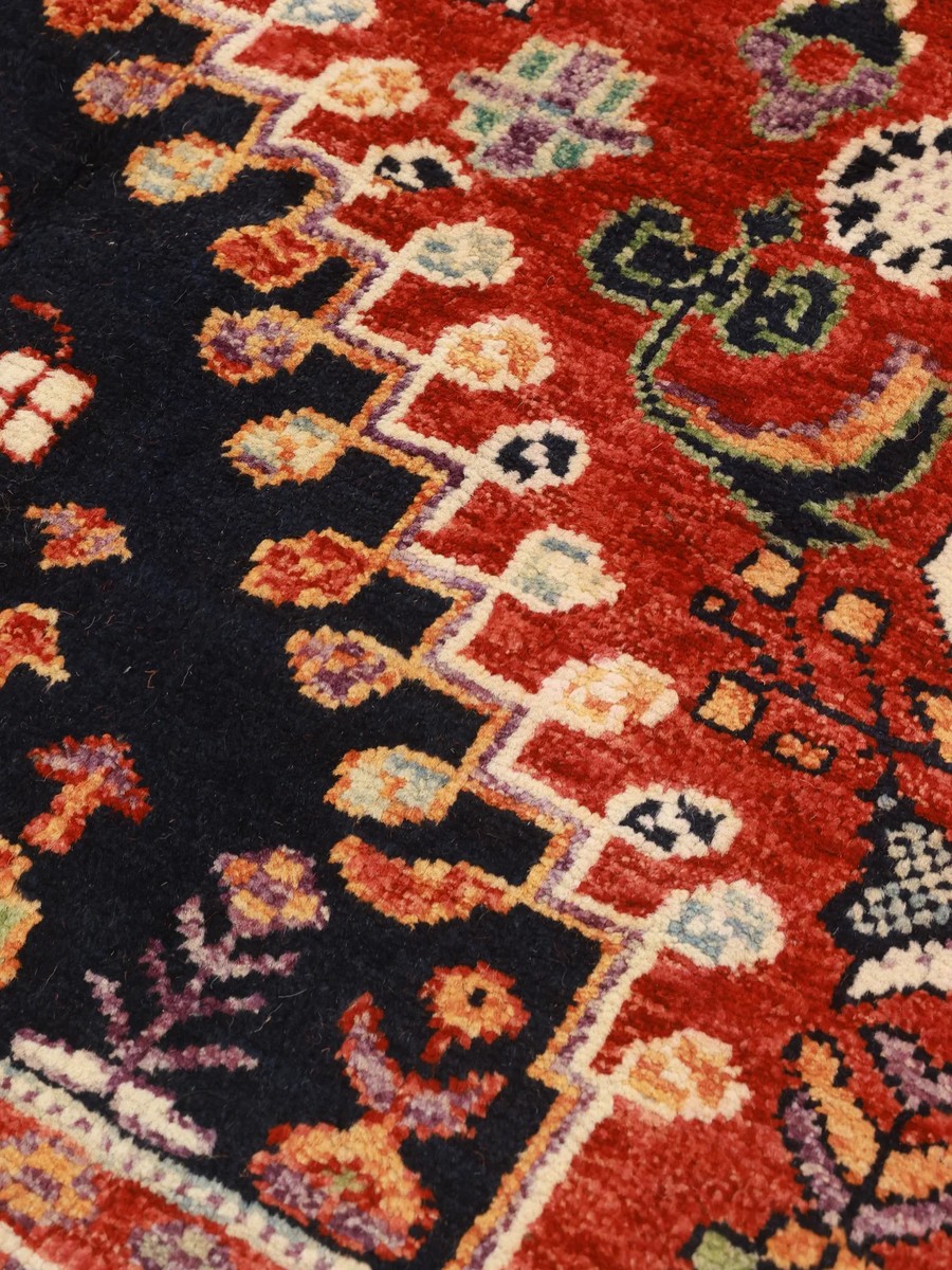 194x286 см, Афганистан, Казак, Wool, красный