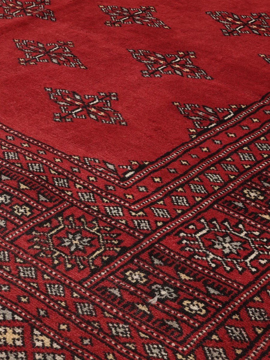 195x198 см, Пакистан, Афган / Пакистан, Wool, чёрный — вид 4