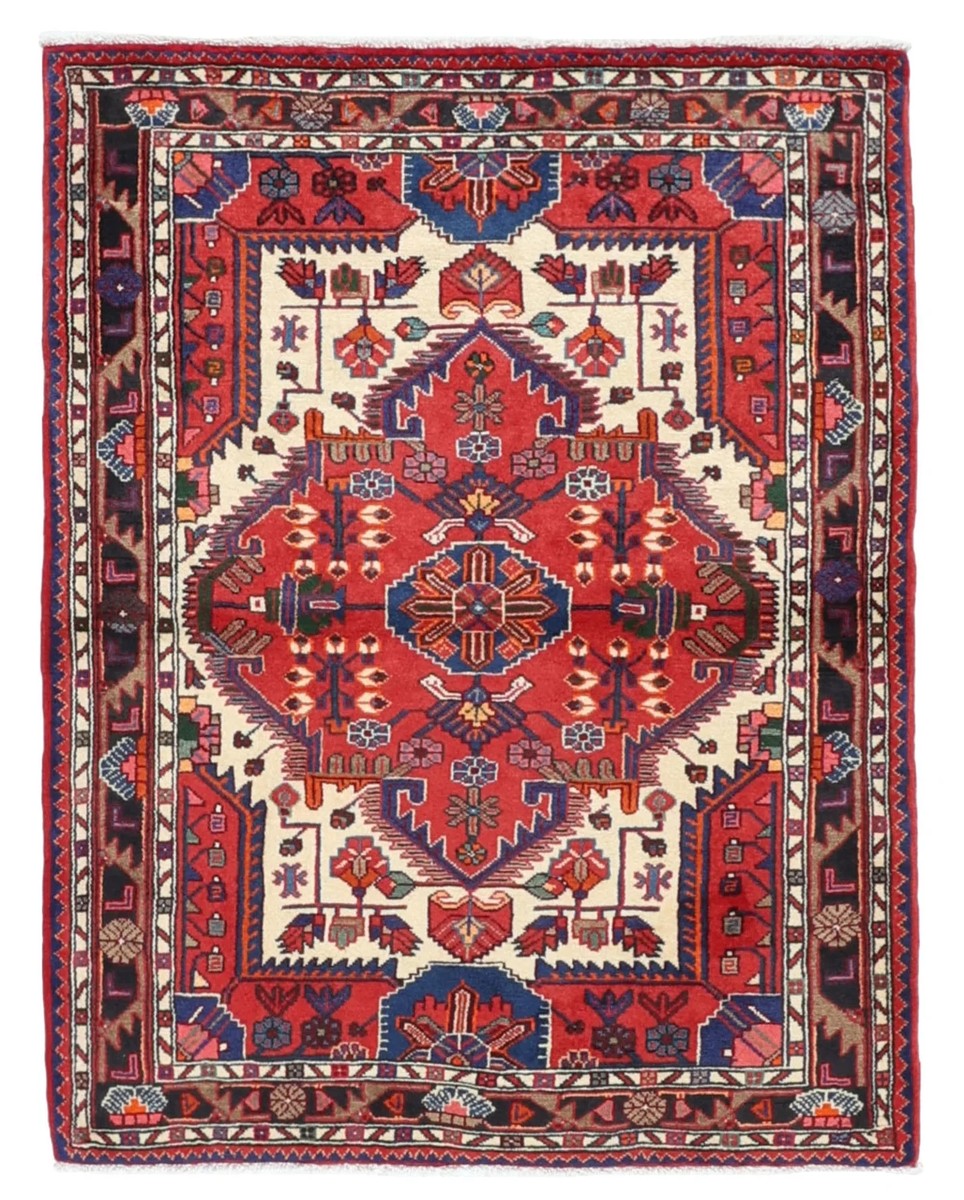 120x153 см, Иран, Хамадан, Wool, чёрный