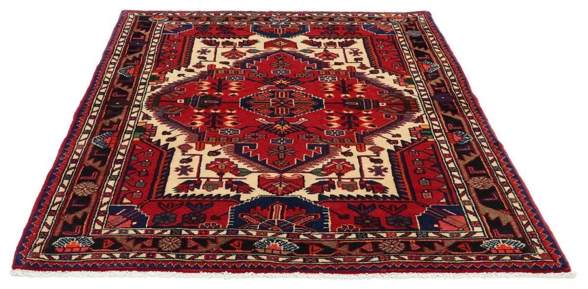 120x153 см, Иран, Хамадан, Wool, чёрный — вид 2