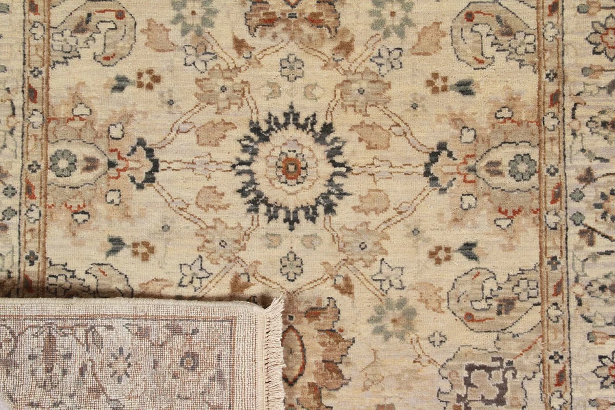 76x358 см, Индия, Афган, Wool, оранжевый — вид 2