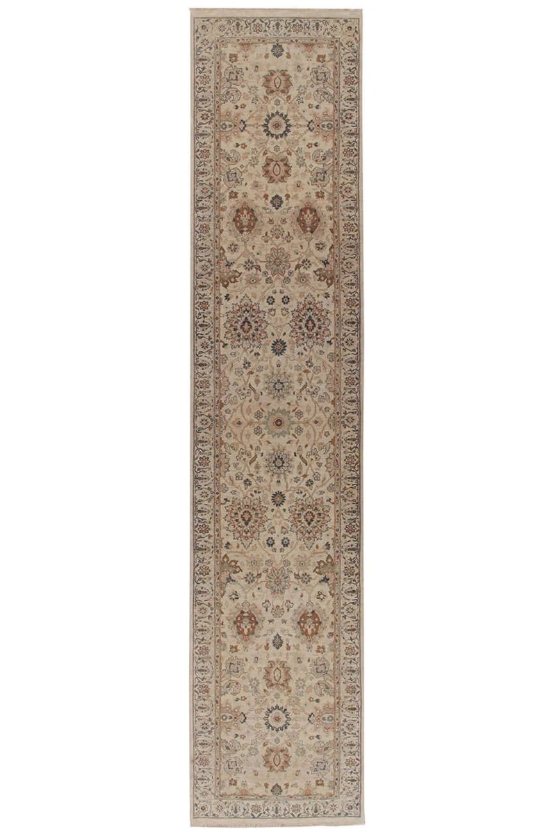 76x358 см, Индия, Афган, Wool, оранжевый — вид 3