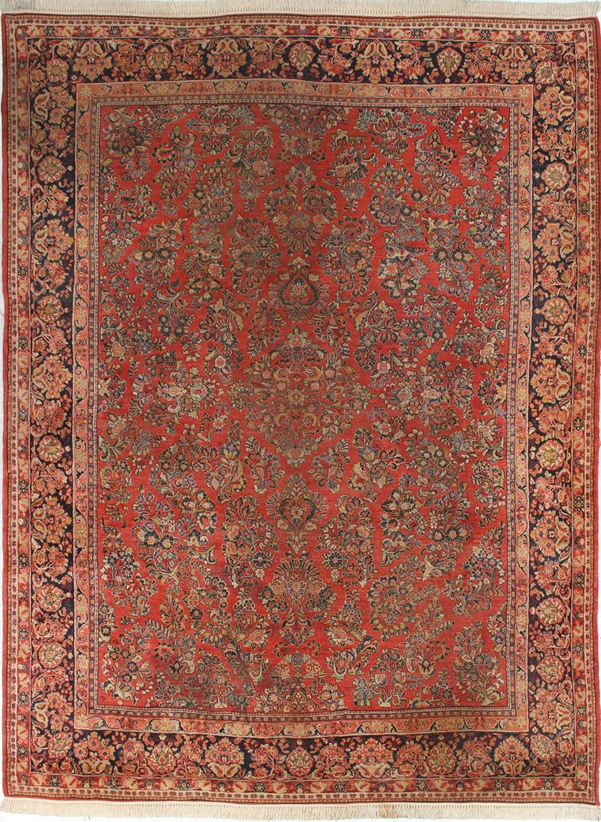 316x425 см, Иран, Сарук, Wool, красный