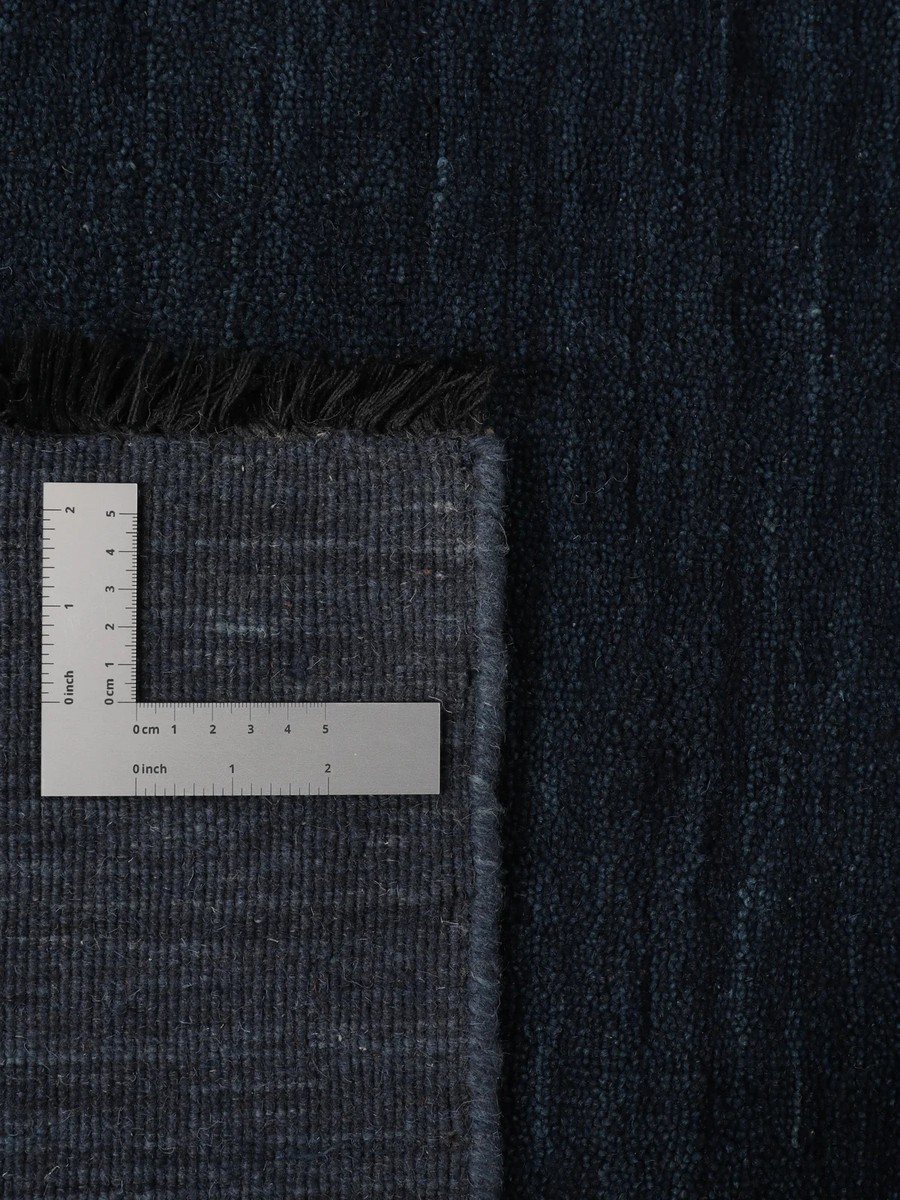 80x300 см, Индия, Современные, Wool, тёмно-синий — вид 3