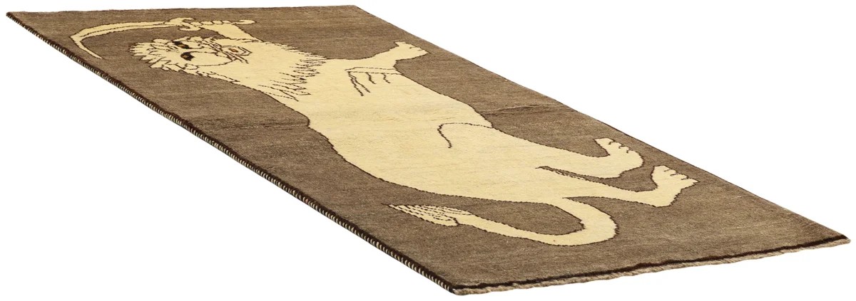 97x167 см, Иран, Кашкай, Wool, коричневый — вид 3